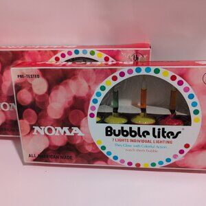 NOMA Bubble Lites - Colorful Holiday String Lights